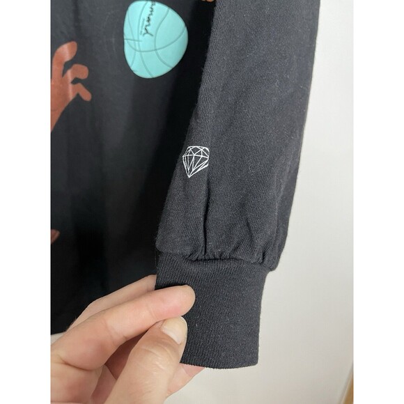 Diamond Supply Co. Tune Squad Space Jam Long Sleeve Shirt Mens Medium Graphic - Picture 6 of 7